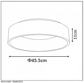 Накладной светильник Lucide Talowe Led 46100/32/31