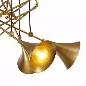 Подвесная люстра Mantra Jazz Pintura Oro 6350