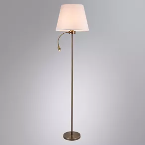 Торшер с подсветкой Arte Lamp Elba A2581PN-2AB
