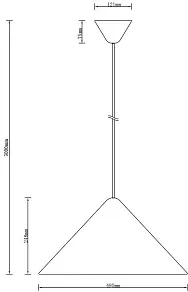 Подвесной светильник Milosh Tendence 0913 0913PL-1KH