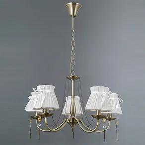 Подвесная люстра ILLUMICO IL0023 IL0023-5PSQ-24 AB CASTOR