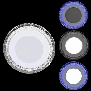 Встраиваемый светильник Reluce  34063-9.0-001QP LED6+3W BL
