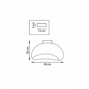 Накладной светильник Lightstar Sigma 611646