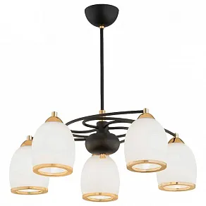 Люстра на штанге Imex MD.8388 MD.8388-5-P-BK