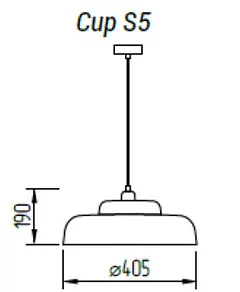 Подвесной светильник TopDecor Cup Cup S5 09