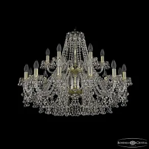 Подвесная люстра Bohemia Ivele Crystal 1409 1409/12+6/300/2d G