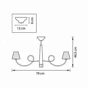 Люстра на штанге Lightstar Vortico 814097