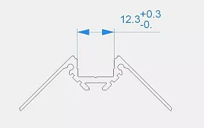 Профиль накладной Deko-Light AV-02-10 970450
