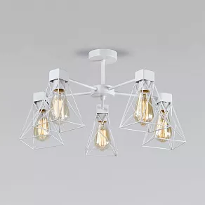 Люстра на штанге Eurosvet Trappola 70107/5 белый