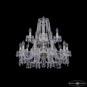 Подвесная люстра Bohemia Ivele Crystal 1403 1403/10+5/240/2d G