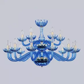 Подвесная люстра Bohemia Ivele Crystal Ivele Crystal 6 1311/12+6/360/2d G Aq/Aquamarine/M-1H