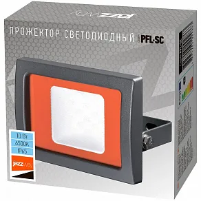 Настенно-потолочный прожектор Jazzway  PFL-SC-10W 6500K IP65