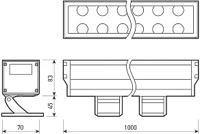 Настенный прожектор Arlight Line wallwasher 026096