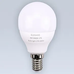 Лампа светодиодная Eleganz  E14 9Вт 4500K EL-0082
