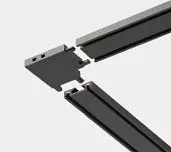 Соединитель угловой L-образный для треков накладных Italline Kreator IT09-9029 black