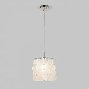 Подвесной светильник Eurosvet Sandra 60185/1 хром/перламутр