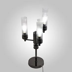 Настольная лампа декоративная AM-Group INDIGO INDIGO TL3 PEARL BLACK