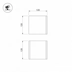 Накладной светильник Arlight PERAN 061761