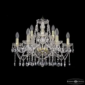 Подвесная люстра Bohemia Ivele Crystal 1413 1413/6+3/200 G