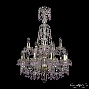 Подвесная люстра Bohemia Ivele Crystal 1410 1410/10+5/195/XL-84/2d G V7010