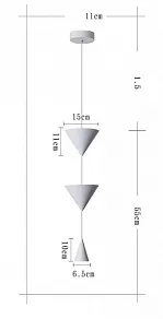 Подвесной светильник Inodesign Lester Lester Black 44.1555