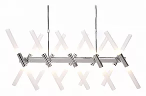 Люстра на штанге LUMINA DECO Alford LDP 6036-20 CHR