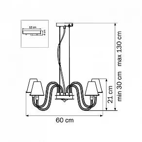 Подвесная люстра Lightstar Bianco 760106