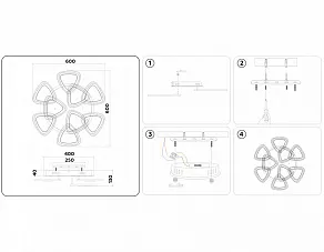 Потолочная люстра Ambrella FA FA2923