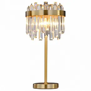 Настольная лампа декоративная ILLUMICO IL5189 IL5189-3TLS-29 BRASS MIRAGE