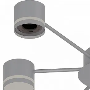 Потолочная люстра Reluce 06730 06730-0.3-10 GX53 GREY