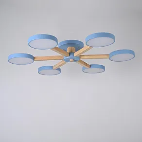 Люстра на штанге Imperiumloft TURNA Blue TURNA01