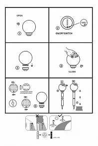 Наземный низкий светильник Globo Solar 33768