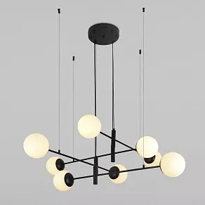 Подвесная люстра Eurosvet Planet 70146/8 черный