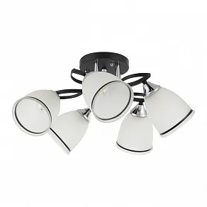Потолочная люстра Arte Milano AMALFI-325885 325885/5A BK+CR