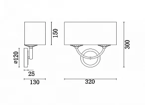 Бра Freya Tina FR5034WL-02CH