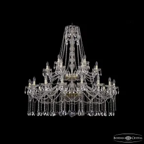 Подвесная люстра Bohemia Ivele Crystal 1413 1413/16+8+4/460/2d G