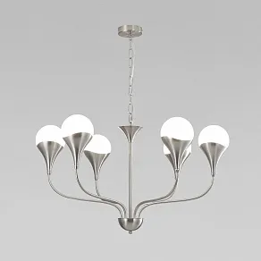 Подвесная люстра Eurosvet Calyx 60169/6 никель