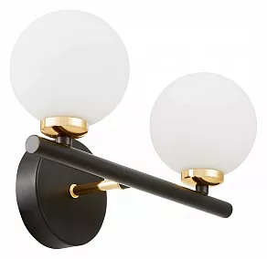 Бра LUMINA DECO Marsiada LDW 6033-2 BK+F.GD