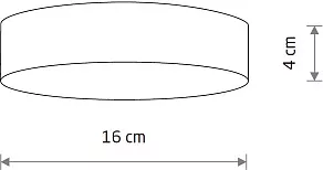 Накладной светильник Nowodvorski Lid Round Led 10416