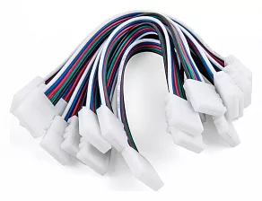 Соединитель лент гибкий Elektrostandard для светодиодных лент 12/24V Коннектор для лент 5050+5050 24V 60Led 14,4W IP20 RGBW, 5050 24V 60Led 14,4W IP20 RGBW гибкий двусторонний (10pkt)