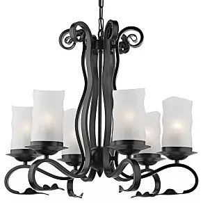 Подвесная люстра Arte Lamp Scroll A7915LM-6BK