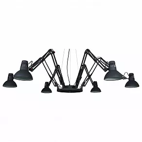 Подвесная люстра Arte Lamp Engineer A2043SP-6BK