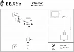 Подвесной светильник Freya Lino FR5186PL-01BS