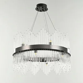 Подвесная люстра Arte Milano Бари 430110.600.12.G9.A1 BK