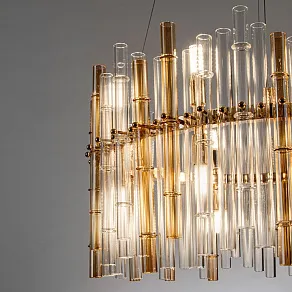 Подвесной светильник Arte Lamp Crystalla A4111LM-16GO