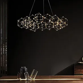 Подвесная люстра O-LUCE Bjork круглая без вставок 11810-4