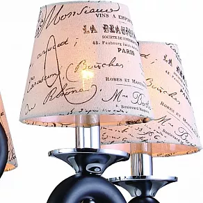 Подвесная люстра Natali Kovaltseva 11442 11442/5C CHROME, WENGE