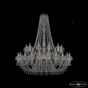 Подвесная люстра Bohemia Ivele Crystal 1403 1403/24+12/530/h-160 G