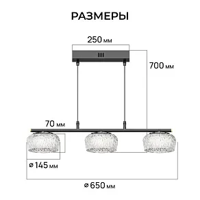 Подвесная люстра Apeyron Electrics  16-220