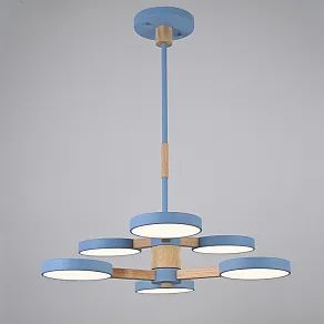 Люстра на штанге Imperiumloft TURNA Blue TURNA-DBL01